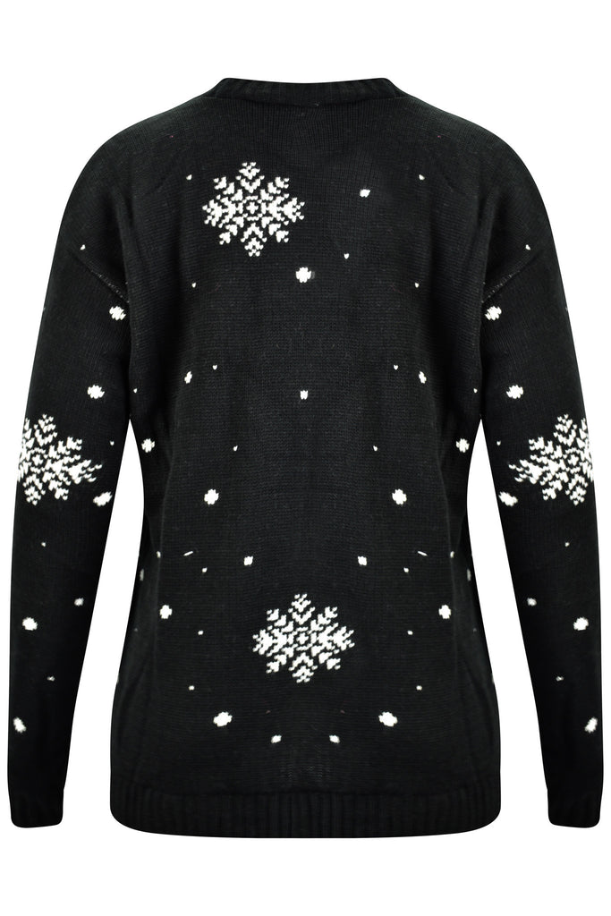 Do You Want to Build A Snowman Olaf Jumper Black