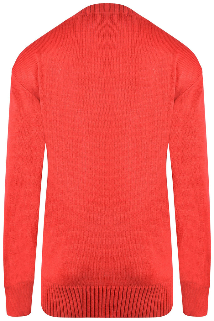 Monty the Penguin Christmas Jumper Red
