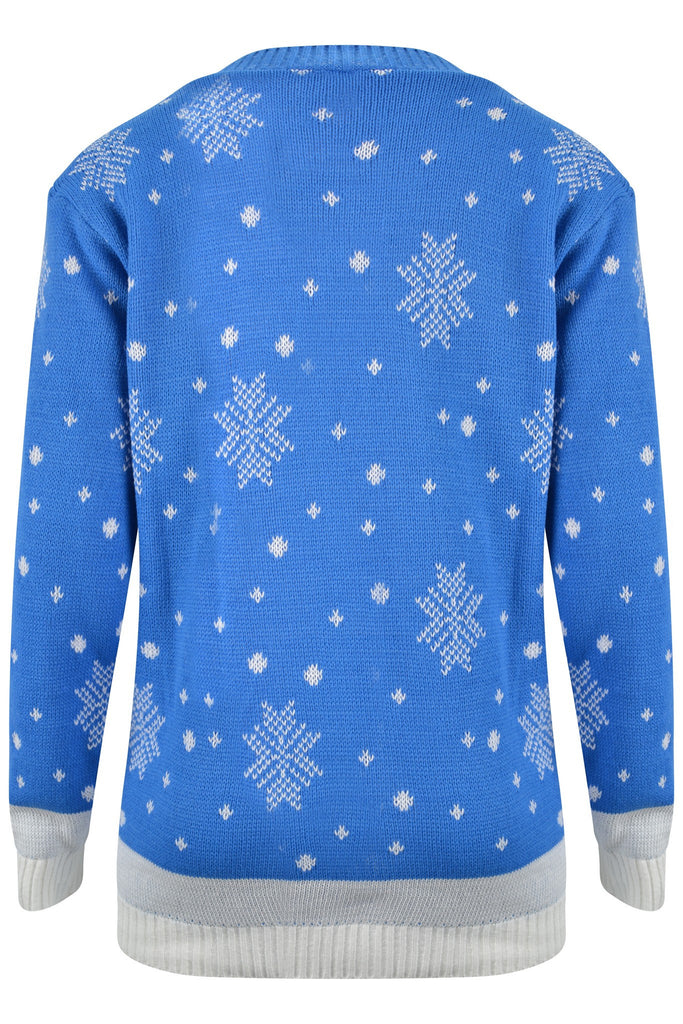 Minion Christmas Jumper Blue