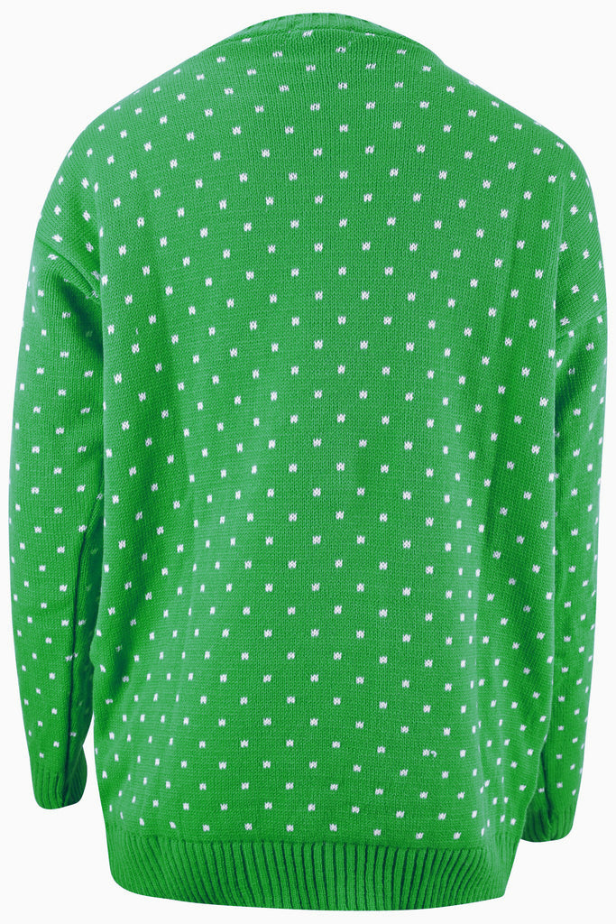 Kids Rudolph Pom Pom Nose Green