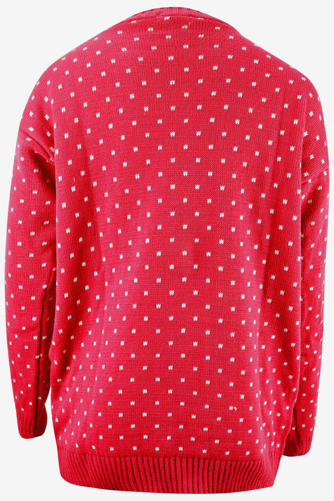 Kids Rudolph Pom Pom Nose Red