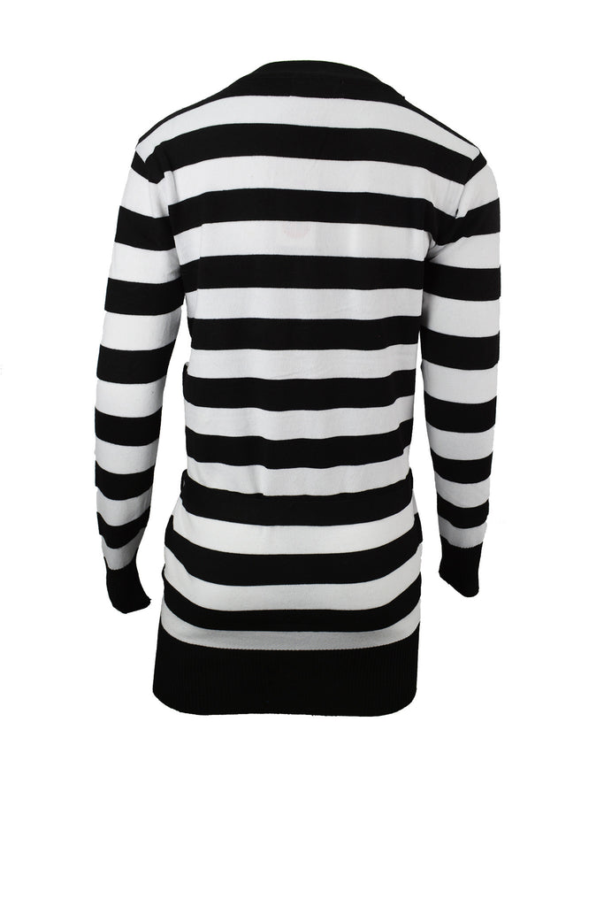 Two Colour Striped Cardigan