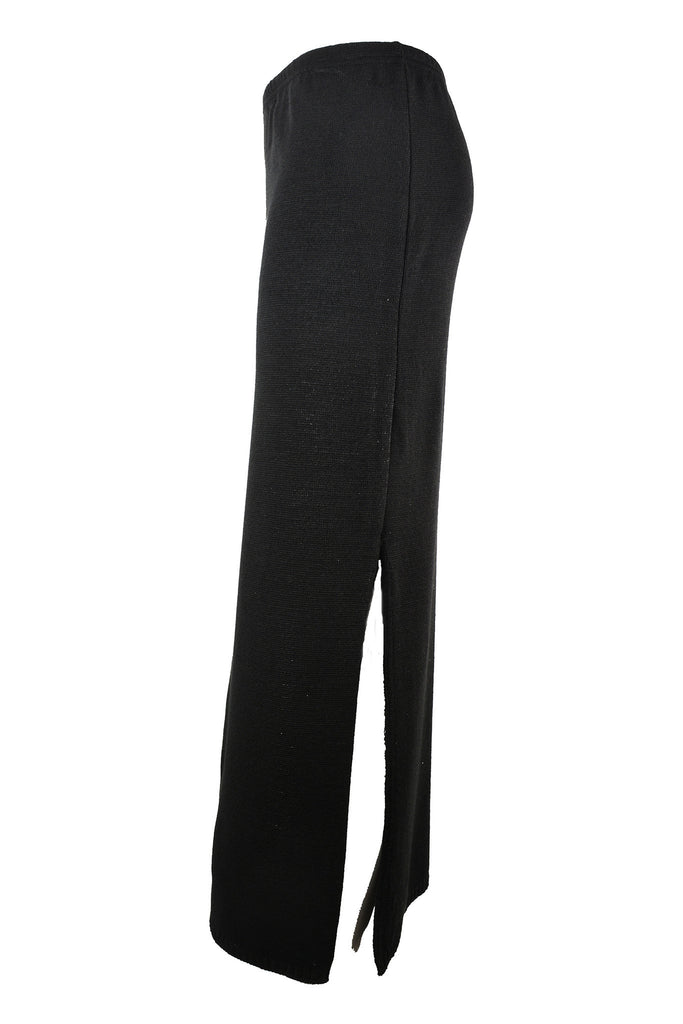 Knit Maxi Skirt with Side Splits