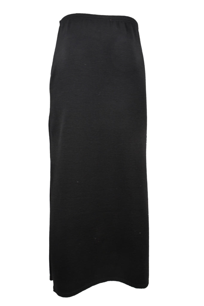 Knit Maxi Skirt with Side Splits