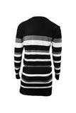 Striped Long Cardigan