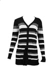 Striped Long Cardigan