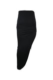 Slanted Maxi Ruched Side
