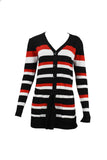 Striped Long Cardigan