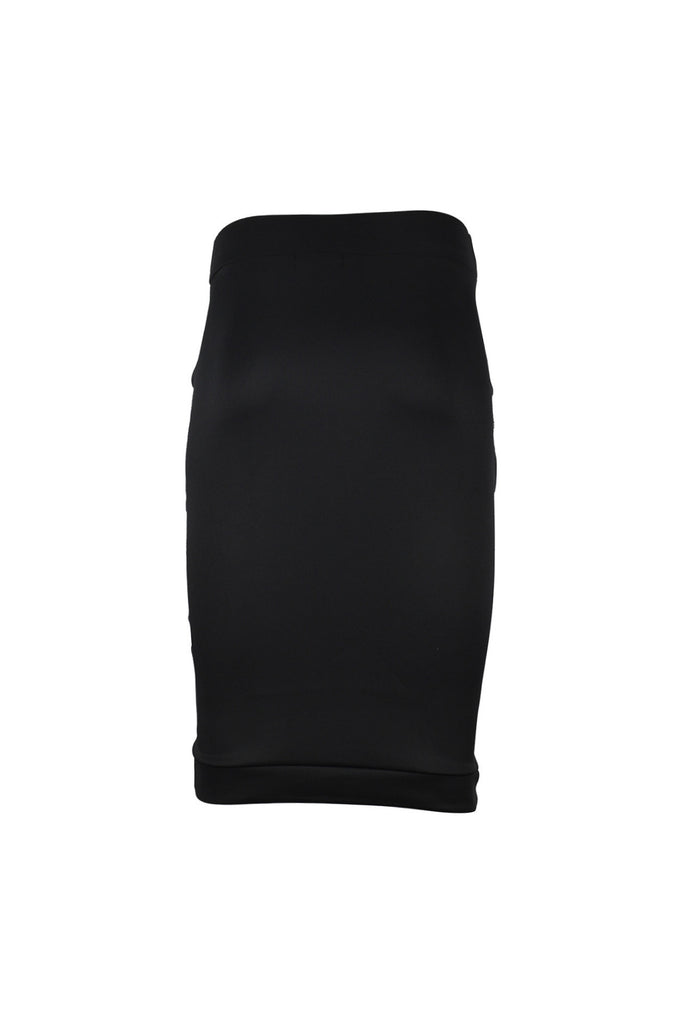 Zebra Print Midi Skirt