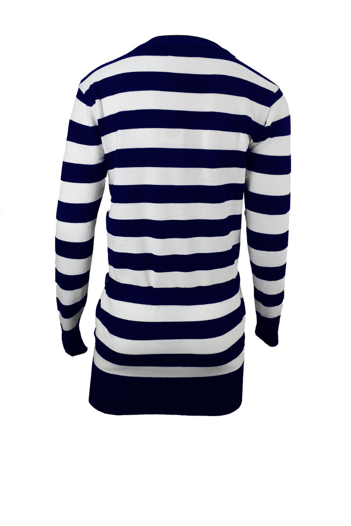 Two Colour Striped Cardigan