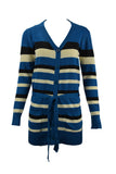 Striped Long Cardigan