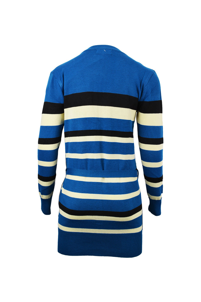 Striped Long Cardigan