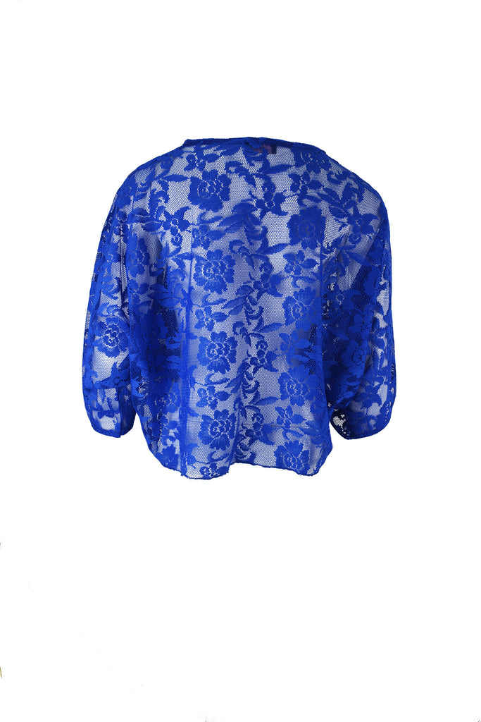 Lace Cropped Kimono