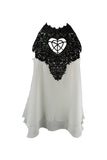 Chiffon Lace Halterneck