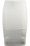Striped Midi Skirt