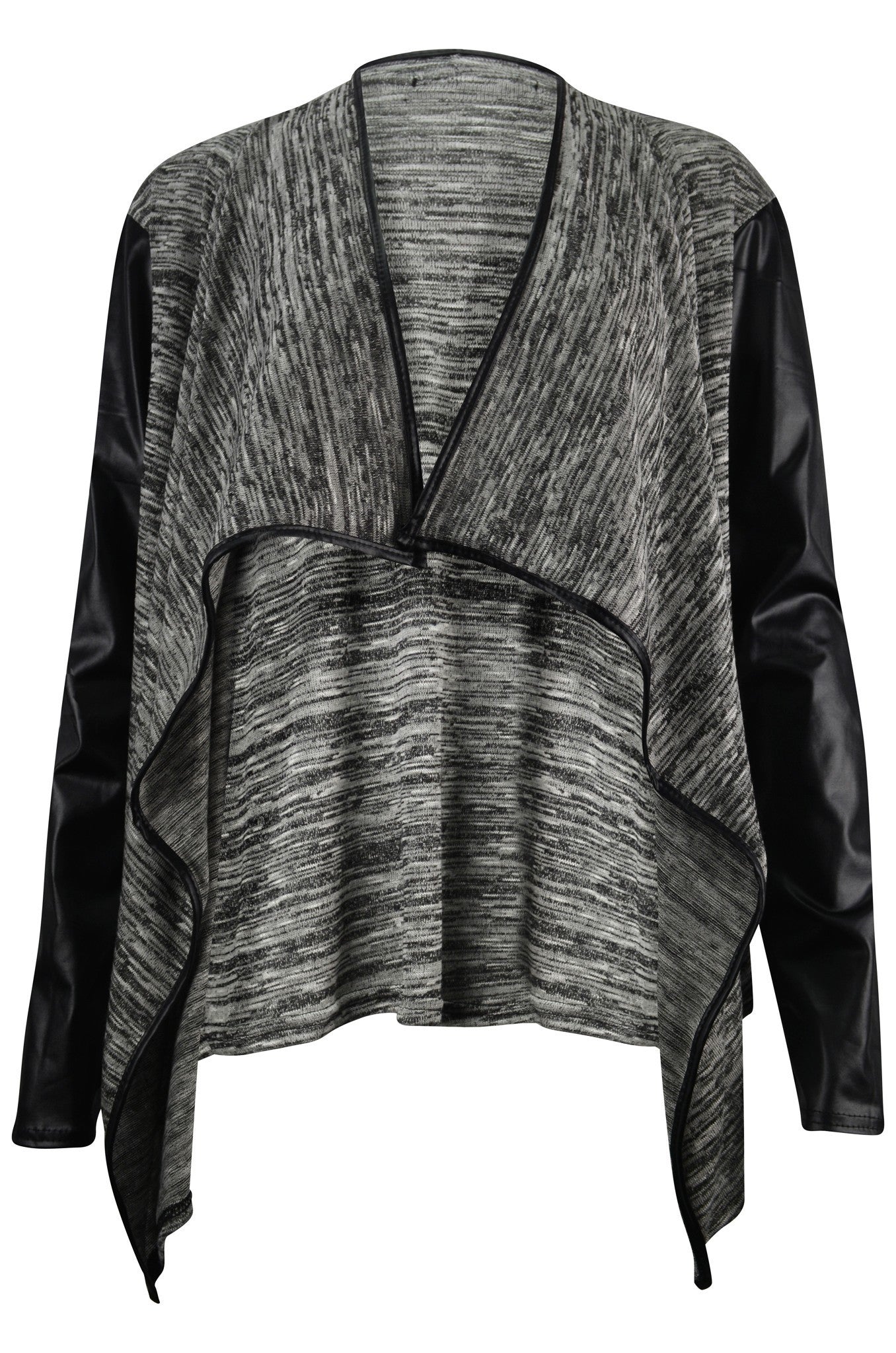 Mingle Wet Look Cardi
