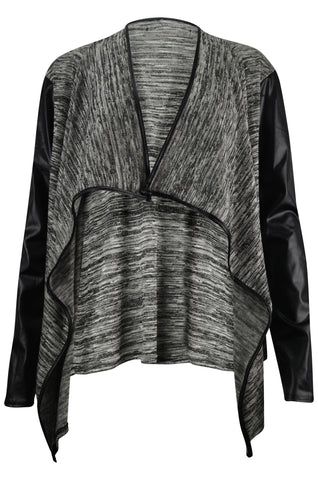 Mingle Wet Look Cardi