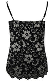 Silver Floral Cami Top