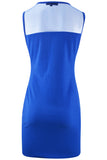 Royal Blue Mesh Dress