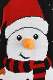 Snowman Christmas Jumper Black