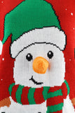 Snowman Christmas Jumper Red