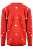 Rudolph Googly Eyes Christmas Jumper Red