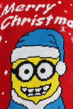 Kids Minion Christmas Jumper Red