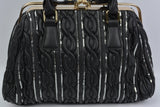 Sequin Stripe Handbag