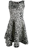 Skater Dress Leopard Print
