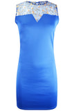 Mini Dress Lace Panel