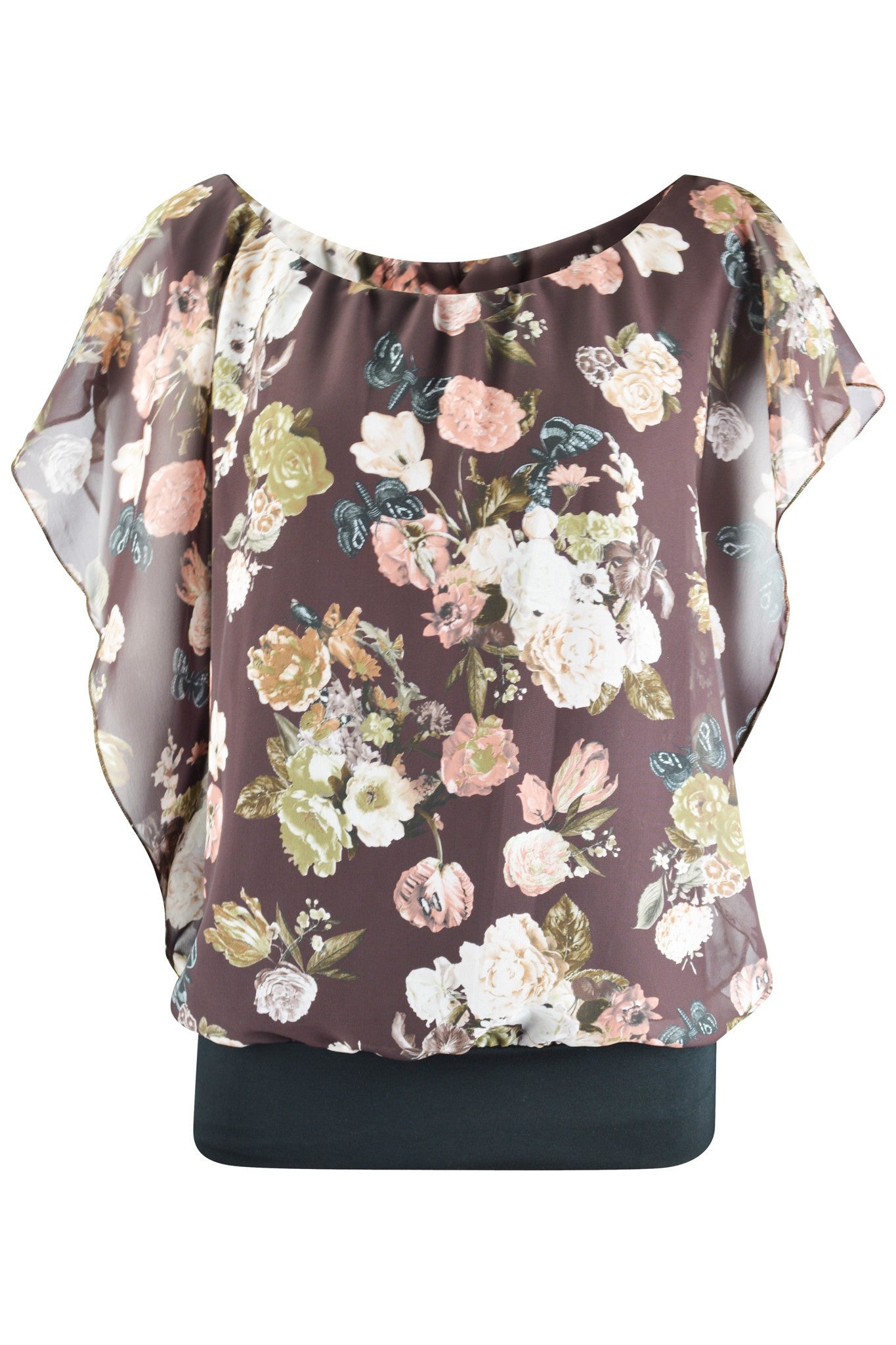 Floral Chiffon Top