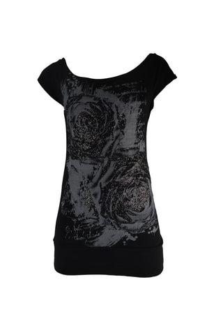 Glitter Rose Top