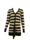 Two Colour Striped Cardigan