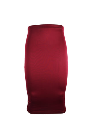 Plain Midi Skirt