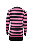 Two Colour Striped Cardigan