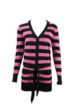 Two Colour Striped Cardigan