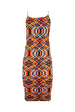 Psychedelic Cami Midi Dress