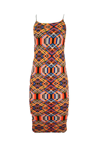 Psychedelic Cami Midi Dress