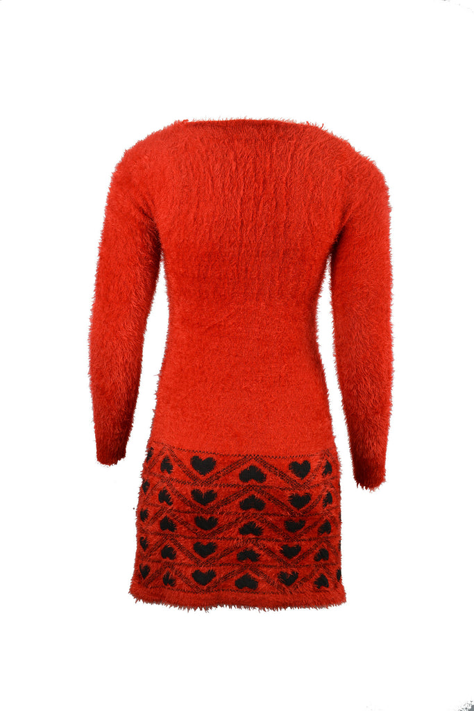 Fluffy Heart Jumper