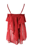 Chiffon Gold Star Effect Top