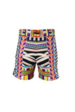 Neon Aztec Skort