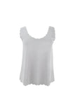 Scalloped Hem Vest