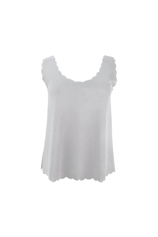 Scalloped Hem Vest