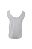 Scalloped Hem Vest