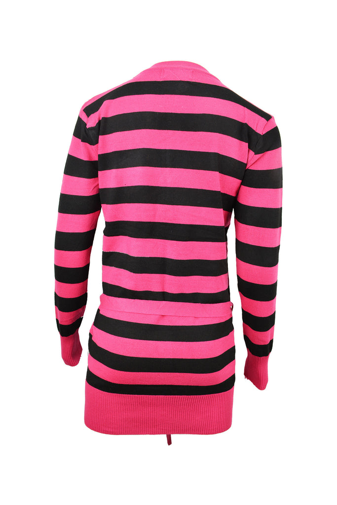 Two Colour Striped Cardigan