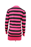 Two Colour Striped Cardigan