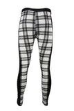 Wet Look Check Leggings