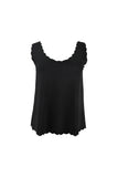 Scalloped Hem Vest