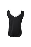 Scalloped Hem Vest