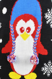 Monty the Penguin Christmas Jumper Black